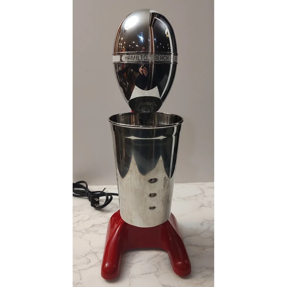 Hamilton Beach/Proctor Silex Vintage Drink Mixer Model 750RC 120V~60Hz~70W Red
